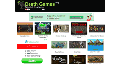 Desktop Screenshot of deathgames.org